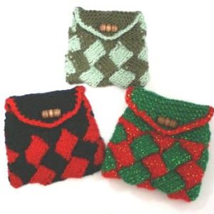 Entrelac Change Purse Pattern