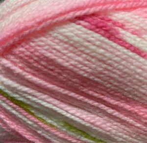 Hayfield Baby Blossom Chunky Color 350, Pink Bouquet.