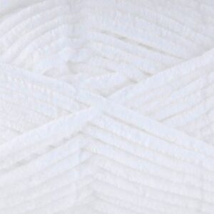 101 snowy bella chenille universal yarn