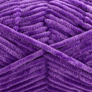 116 pansy purple bella chenille universal yarn